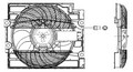 Вентилятор кондиционера BMW E39 после 09/9804